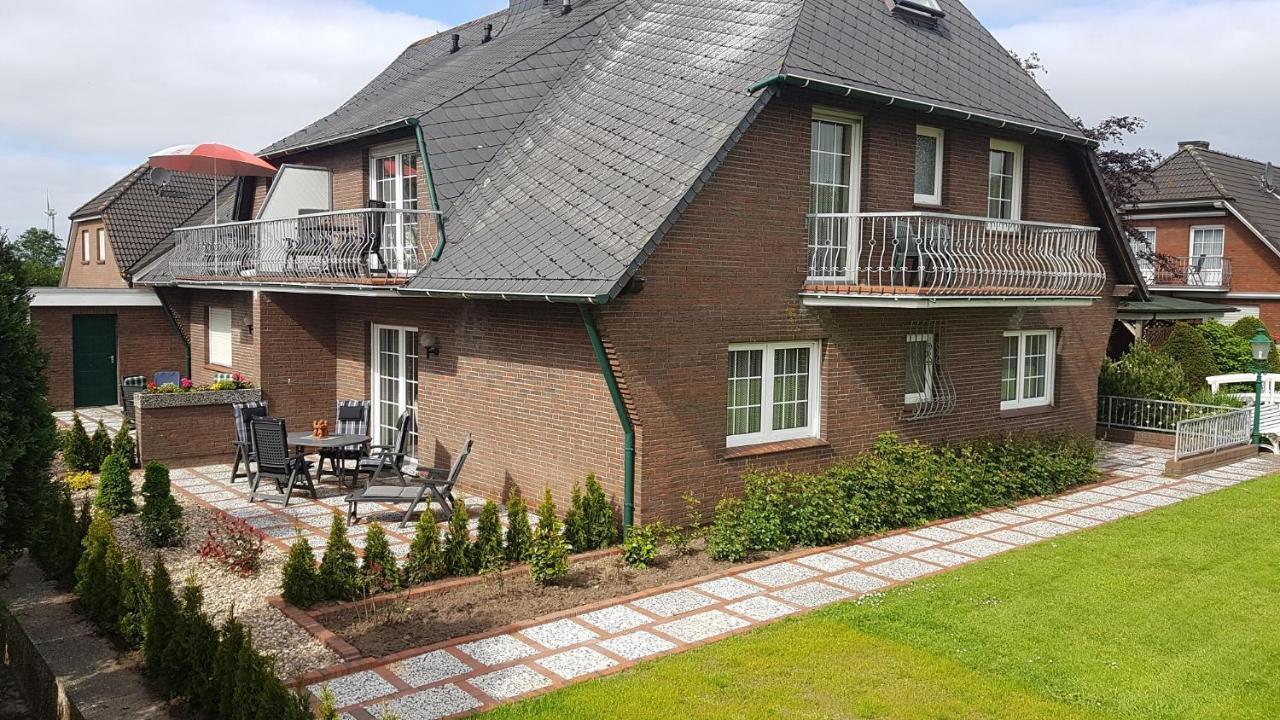 Hausnordlicht Fewo 1 Dornum Exteriér fotografie