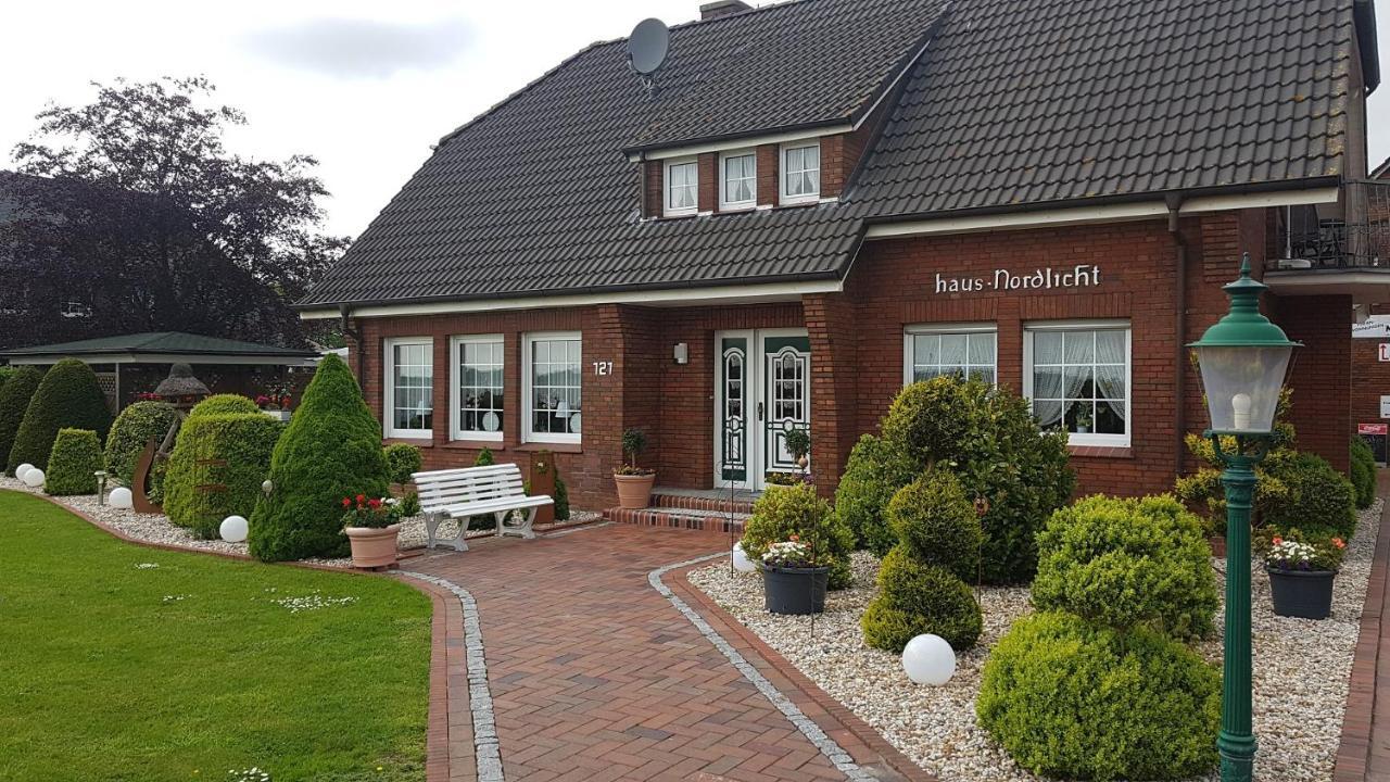 Hausnordlicht Fewo 1 Dornum Exteriér fotografie